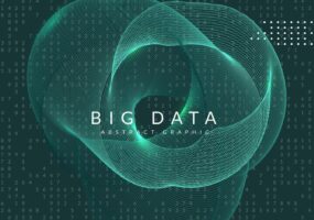 Big Data abstract graphics