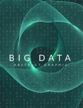 Big Data abstract graphics