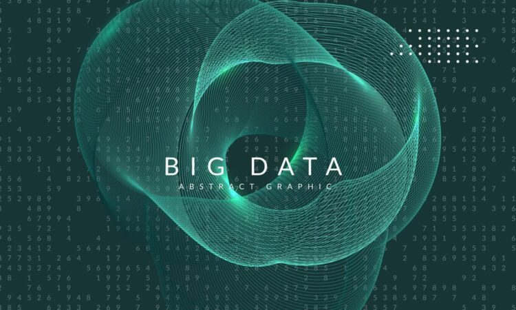 Big Data abstract graphics